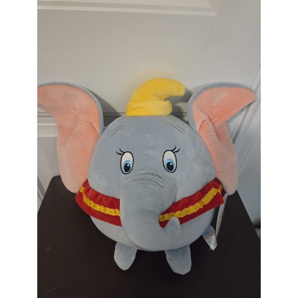 Disney Baby 12" Dumbo Elephant Cuddle Pal Large Soft Stuffed Plush Animal 2019